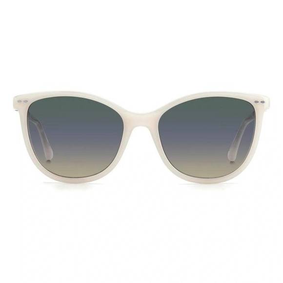 NEW ISABEL MARANT women's rectangular sunglasses in ivory - Picture 2 of 4